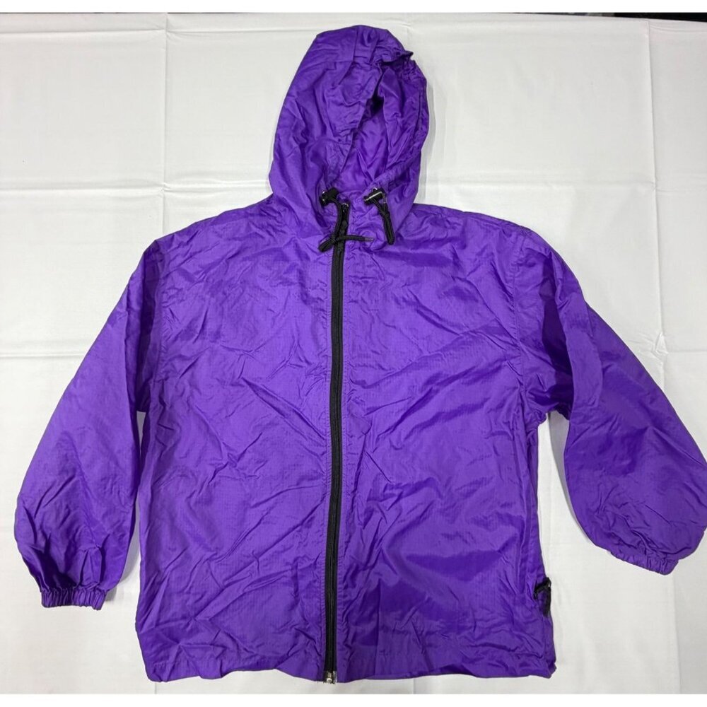 Pro Spirit Jacket Size Medium Rain Jacket Windbreaker, Purple, Lightweight Coat